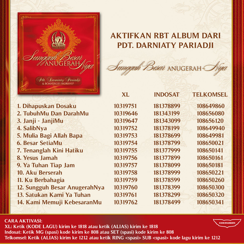 Album dari Pdt. Darniaty Pariadji