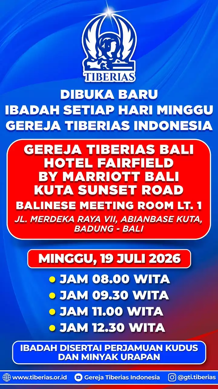 Tiberias Bali 19 Juli 2026
